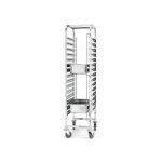 Carucior debarasare tavi, capacitate 15 tavi x GN 1/1(530x325mm), inox, 615x450x(H)1695 mm, Hendi - Image 2
