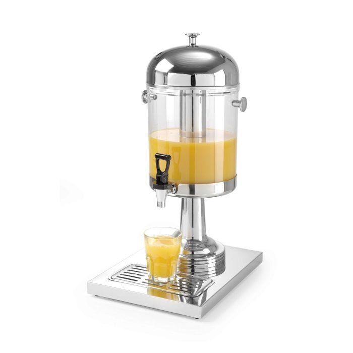 Dispenser suc 8 lt, suport inox, container din policarbonat, Hendi, robinet antipicurare, 260x360x(h)560 mm - Image 5
