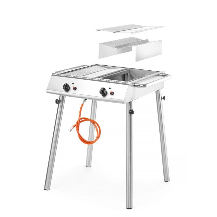 Gratar pe gaz Xantos, HENDI, 9,5kW, 770x710x(H)870mm - Image 3