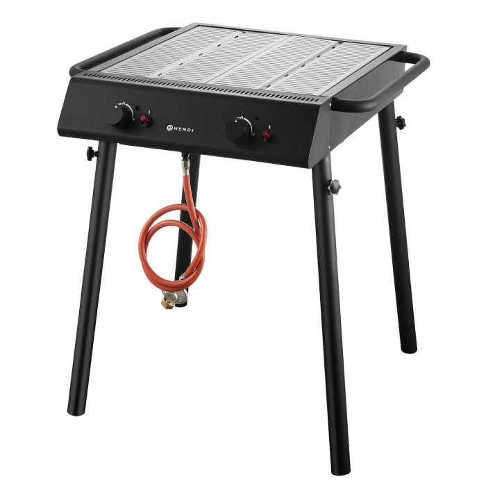 Gratar pe gaz Xantos Negru, HENDI, 9,5kW, 770x710x(H)870mm - Image 2