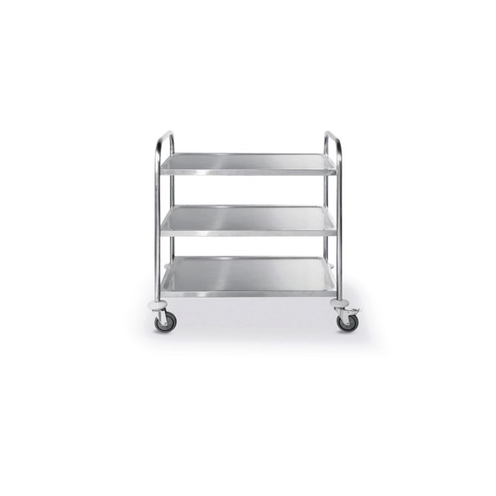 Carucior Hendi inox pentru 3 tavi, 905x585x(H)945mm - Image 2