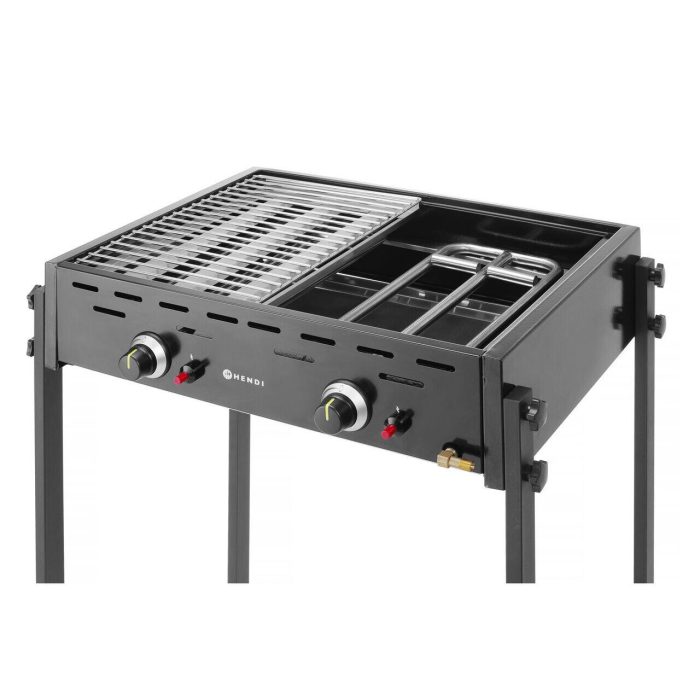 Gratar pe gaz Roast-Master Pro Black, HENDI, negru, 11,6 kW, 790x560x(H)900mm - Image 3