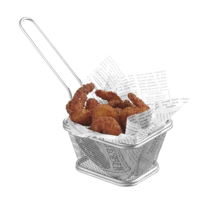 Cos Hendi tip friteuza, pentru servire snacks, inox, 105x90x(h)60 mm - Image 2