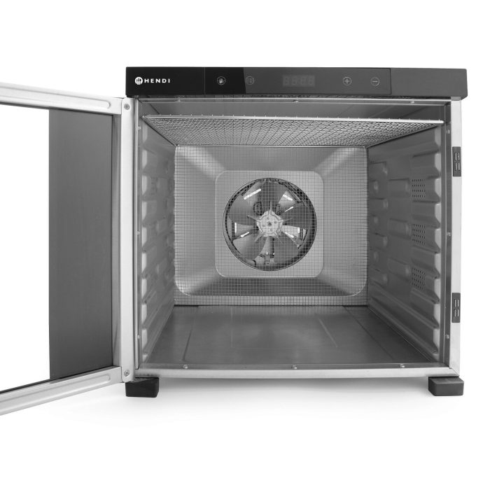 Deshidrator alimente Hendi Profi Line, 1000 W, 10 tavi, Temperatura reglabila 35-75?C, Gri - Image 4