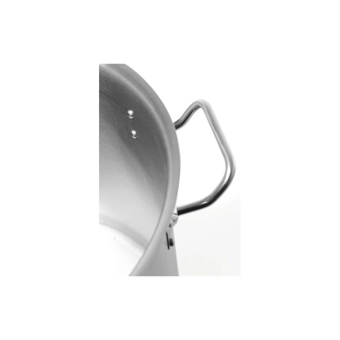 Oala medie cu capac, 24 Lit ,36 cm diametru x 24 inaltime, inox18/0 structura solida cu grosime 4 mm, manere nituite dublu, gama Hendi Budget Line - Image 2