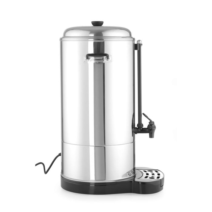 Percolator / cafetiera profesionala, 6lt, Hendi, cu pereti dubli din inox, 1500W, diam. 241x (H)480 mm, robinet anti-picurare, temperatura ajustabila pana la 100 C, filtru incorporat pentru cafea macinata - Image 4