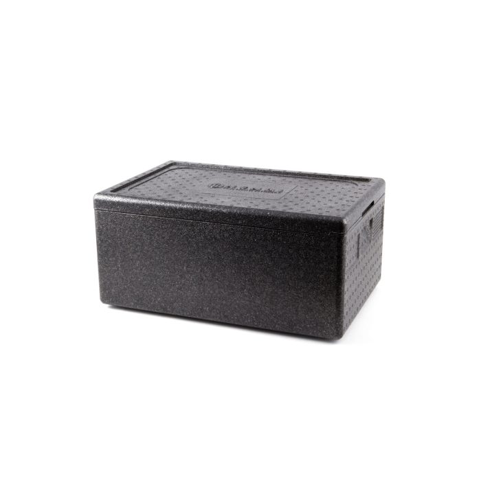 Cutie termoizolanta cu capac 46 lt, GN1/1, tip thermobox, interior 538x338x(H)257 mm, Hendi Kitchen Line, spuma polipropilenica, exterior 600x400x(H)320 mm - Image 3