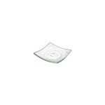 Farfurie patrata din sticla transparenta Vetro fingerfood, Fine Dine 80x80mm - Image 3
