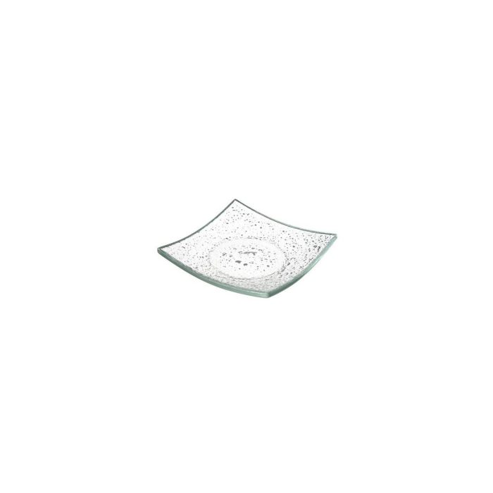 Farfurie patrata din sticla transparenta Vetro fingerfood, Fine Dine 80x80mm - Image 3