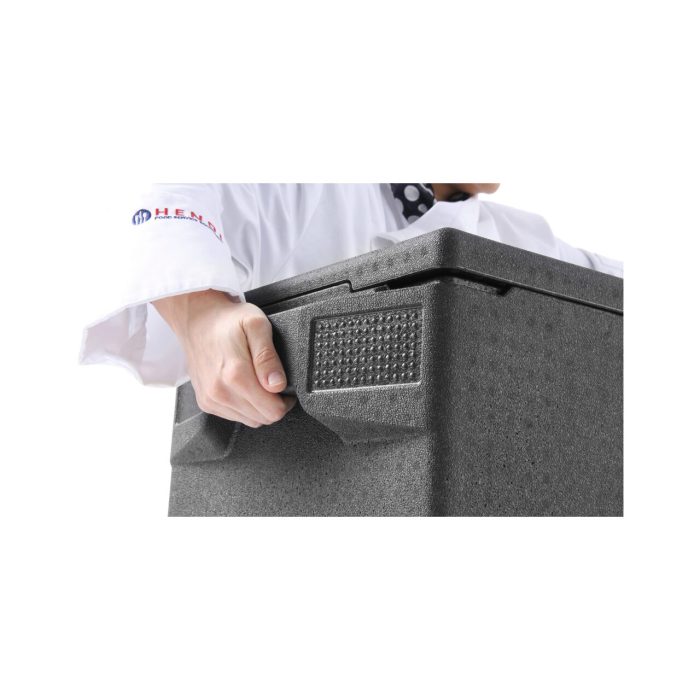 Thermobox Profesional Plus GN 1/1, din polipropilena, temperaturi intre -20C ?i +110C, dim.ext.674x400x(H)287mm, dim.int. 538x338x(H)217mm - Image 4