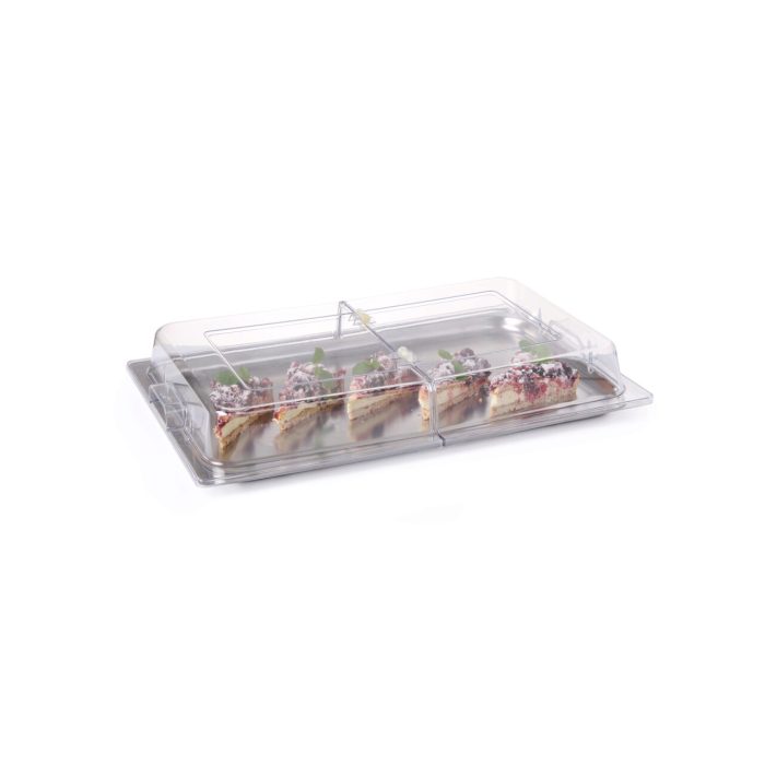 Capac prezentare rolltop GN 1/1, policarbonat - 533x328x(H)76 mm - Image 3