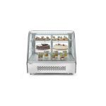 Vitrina rece pt prezentare, 120 lt, interval temp. 0-6 gr C, 160 W, corp inox, ARKTIC by Hendi, 707x570x(H)680mm, Clasa energetica B - Image 4