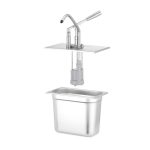 Capac cu dozator pentru recipiente GN, Hendi, GN 1/4, 270x165 mm - Image 2