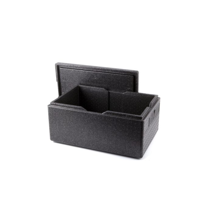 Cutie termoizolanta pentru transport, 21 lt, interior 350x350x(H)175 mm, exterior 410x410x(H)240 mm, Hendi Kitchen Line, spuma polipropilenica - Image 7