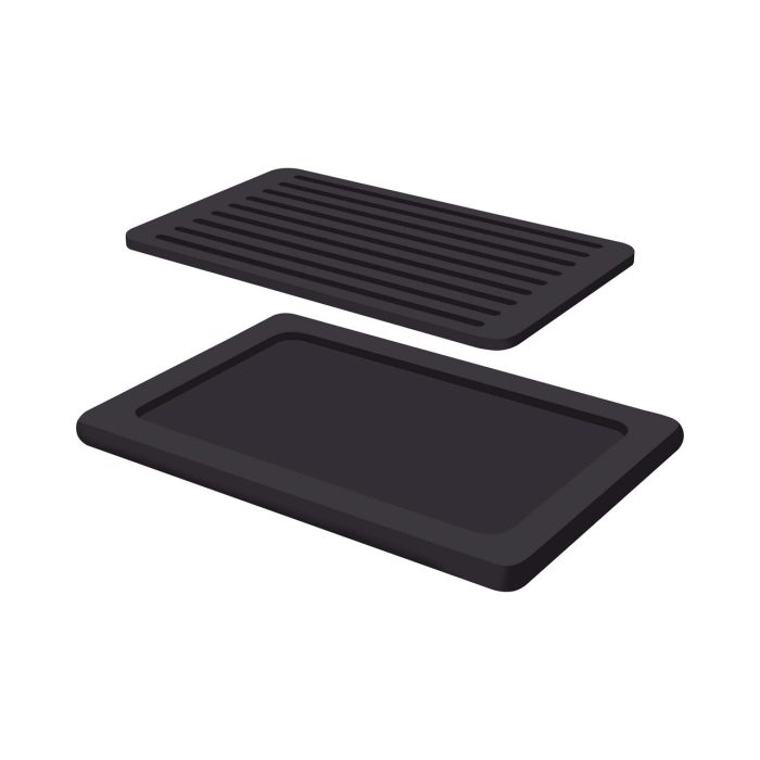 Placă de tăiat pâine Madeira Black 530x325 mm Fine Dine - Image 6