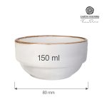 Bol Vanilla, 80 mm, 150 ml Fine Dine - Image 7