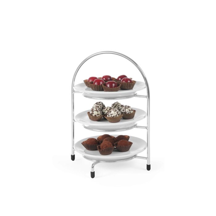Suport servire pentru 3 farfurii cu diametru max 27.5 cm, Hendi, 290x200x(H)440 mm - Image 2