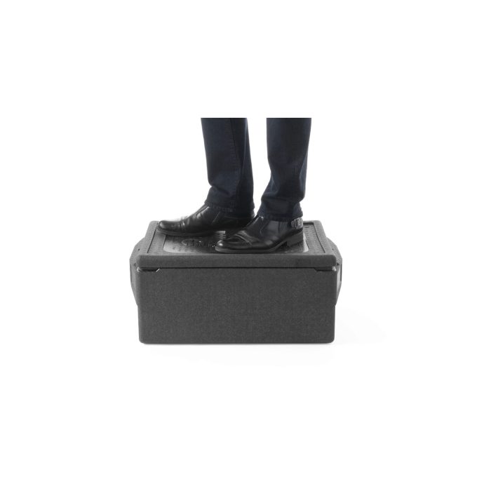 Thermobox Profesional Plus GN 1/1, din polipropilena, temperaturi intre -20C ?i +110C, dim.ext.674x400x(H)287mm, dim.int. 538x338x(H)217mm - Image 2