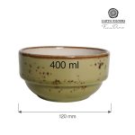 Bol stivuibil Olive 120 mm, 400 ml Fine Dine - Image 11