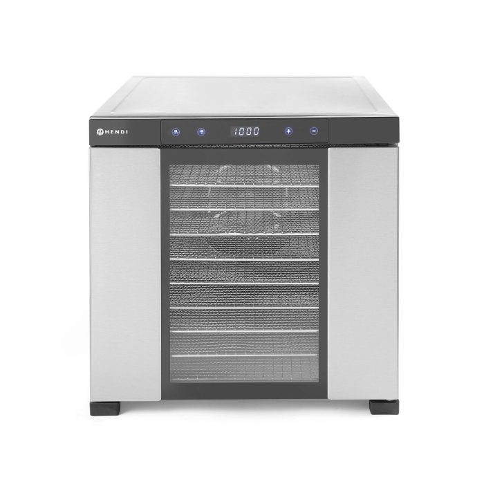Deshidrator alimente Hendi Profi Line, 1000 W, 10 tavi, Temperatura reglabila 35-75?C, Gri - Image 6