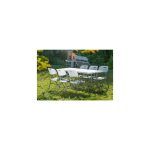 Masa pentru bufet pliabila, HDPE, cadru metalic, 1800x740x(H)740mm Hendi - Image 2