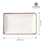 Farfurie dreptunghiulara Vanilla, 300x200 mm Fine Dine - Image 16