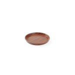 Tava Hendi pentru servire imitatie lemn rotunda, cu margine inalta 420 mm - Image 2