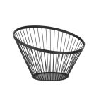Cos negru pentru fructe, Hendi, Inox, 300x(H)250 mm - Image 2