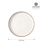 Farfurie cu margine inalta Vanilla, 270 mm Fine Dine - Image 16