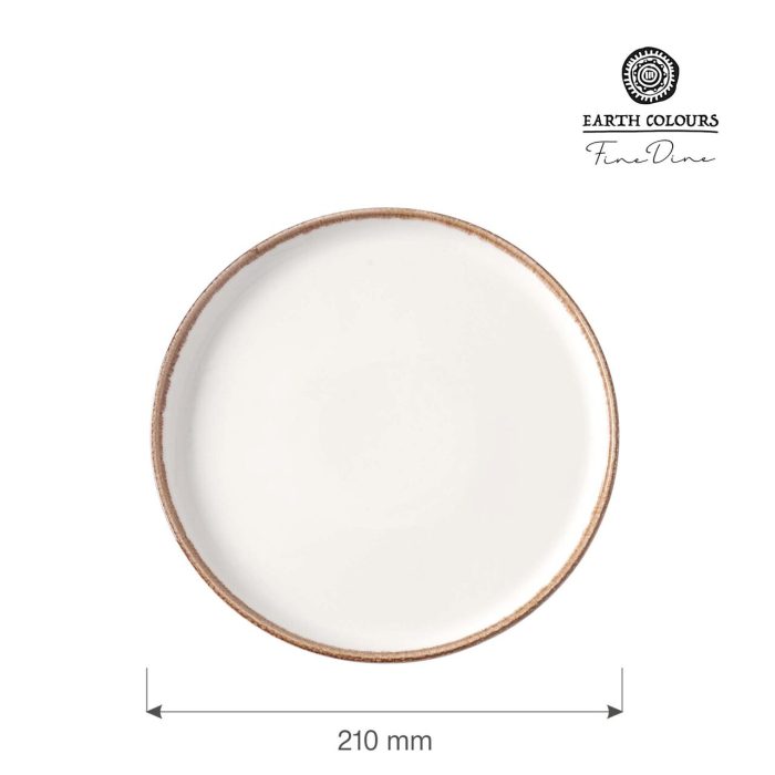 Farfurie cu margine inalta Vanilla, 210 mm Fine Dine - Image 9