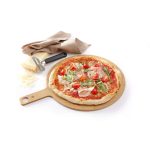 Tava servire pizza cu maner lemn laminat patentat rezistenta la temperatura pana la 175?C Hendi 305x(H)6mm - Image 2
