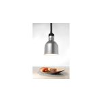 Lampa de incalzire cilindrica, argintie ø175x(H)250 - Image 2