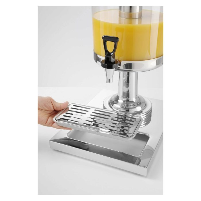 Dispenser suc 8 lt, suport inox, container din policarbonat, Hendi, robinet antipicurare, 260x360x(h)560 mm - Image 7