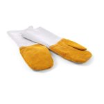 Set 2 manusi din piele pentru cuptor cu protectie pana la 250 gr C, lungime 460 mm, Hendi - Image 2
