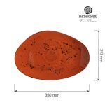 Farfurie în formă organică Dahlia 350x210 mm Fine Dine - Image 10