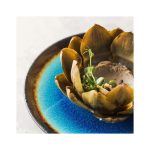 Farfurie Fine Dine, colectia Lazur, diametru 254 mm, portelan decorat manual - Image 16