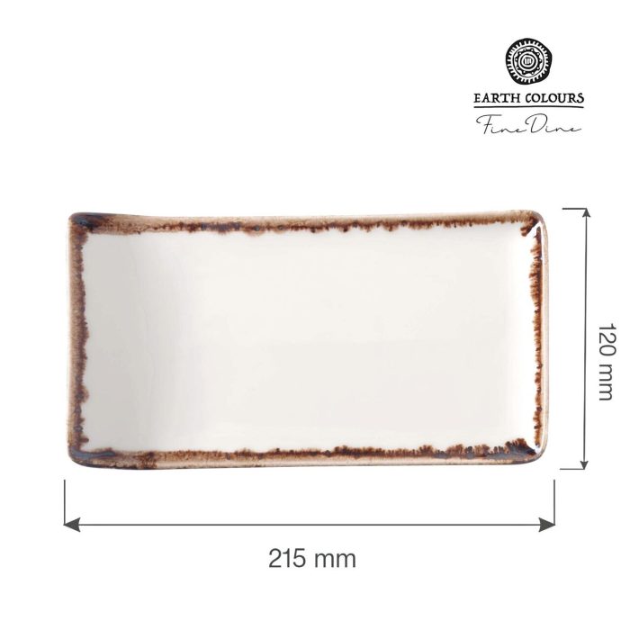 Farfurie de servire Vanilla, 215x120 mm Fine Dine - Image 10
