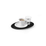 Tava servire ovala, 16x23 cm, Hendi, poliester armat cu fibra de sticla, suprafata anti-alunecare, neagra - Image 2