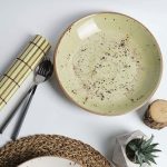 Farfurie semi-adanca Olive 230 mm, 900 ml Fine Dine - Image 6