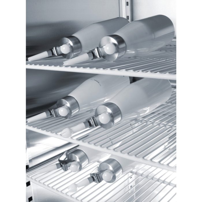 Aparat / sifon frisca Kitchen Line, Hendi, capacitate 0.95 lt, diam 9.5 x (H) 32 cm, incluse 3 duze polipropilena si perie curatare - Image 4