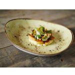 Farfurie cu formă organică Olive 350x210 mm Fine Dine - Image 8