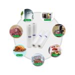 Set 2 role pungi vacuum gofrate 20 cm x 6 metri, Hendi, 2 straturi, 75 microni grosime, filtru UV - Image 7