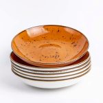 Farfurie semi-adanca Dahlia, 230 mm Fine Dine - Image 10