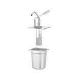 Capac cu dozator pentru recipiente GN, Hendi, GN 1/6, 180x165 mm - Image 2
