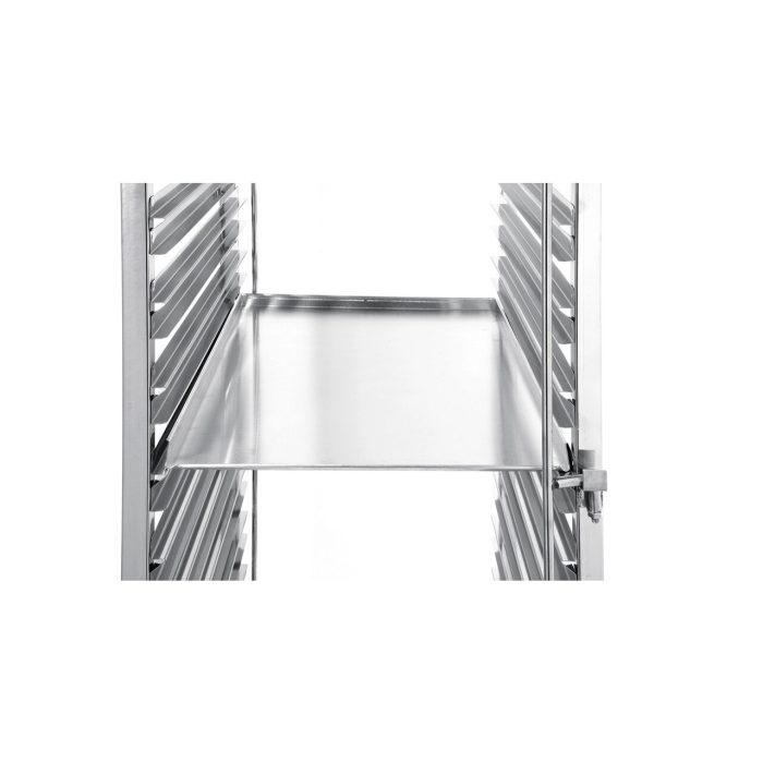 Carucior mobil pt debarasare tavi - pt 15 tavi 60x40 cm- structura inox - 690x515x(H)1695 mm, Hendi - Image 3