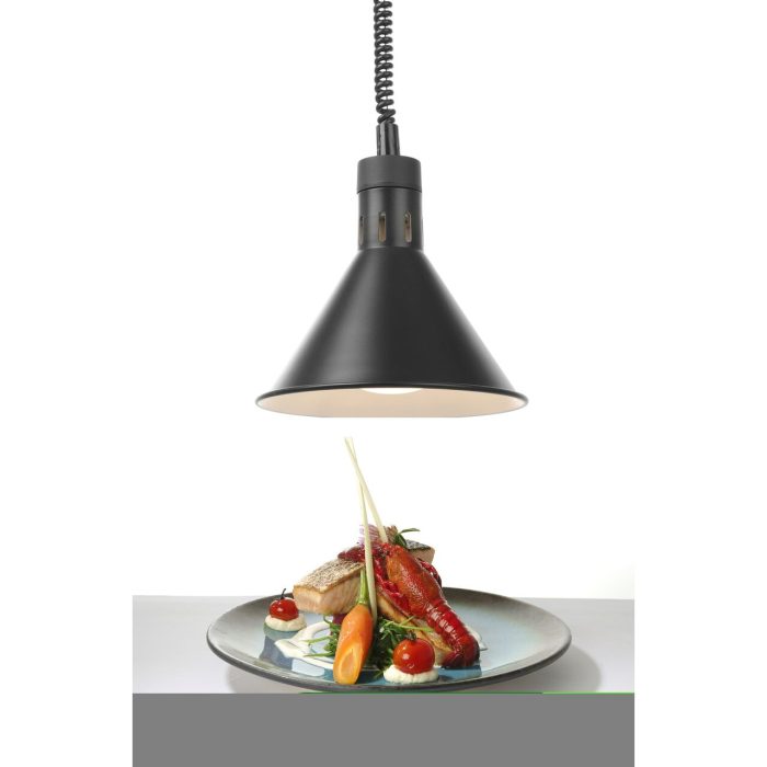 Lampa de caldura conica, neagra ø275x(H)250 mm, 230V, 250W - Image 3