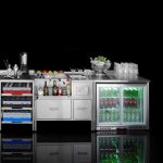 Perete bar cu panou Oxygen 1000x200/600x(H)1100 mm, Barmatic - Image 7