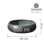 Bol Goro Brown Green 165mm, 650ml Fine Dine - Image 10