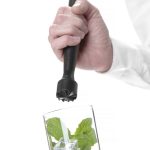 Agitator bar - muddler, Bar up, profilat,Hendi in forma de stea, Negru, ø34x207mm - Image 3