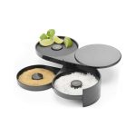 Set decorare margine pahare cocktail cu 3 zone pt zahar, sare si lime - - 200x160x(H)75 mm - plastic ABS - Hendi - Image 8